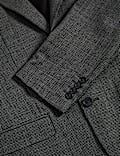Tailored Fit Pure Wool Puppytooth Jacket
