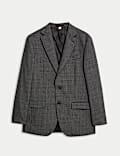 Tailored Fit Pure Wool Puppytooth Jacket