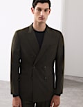 Tailored Fit Italian Wool Blend Suit Jacket