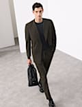 Tailored Fit Italian Wool Blend Suit Jacket