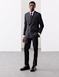 Pure Wool Double Breasted Check Jacket