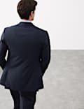 Tailored Fit Pure Wool Check Suit Jacket