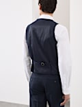 Wool Linen Blend Slub Waistcoat