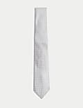 Slim Textured Pure Silk Tie