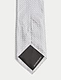 Slim Textured Pure Silk Tie