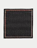 Geometric Pure Silk Pocket Square
