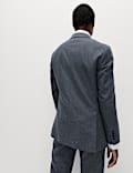 Tailored Fit Wool Rich Tweed Double Breasted Suit Jacket