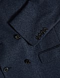Tailored Fit Wool Rich Double Breasted Suit Jacket