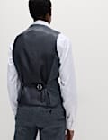 Wool Rich Tweed Double Breasted Waistcoat