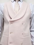 Wool Blend Double Breasted Waistcoat