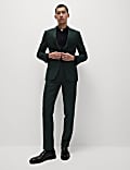 Tailored Fit Wool Rich Tweed Suit Trousers