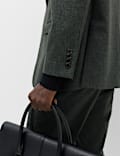 Tailored Fit Micro Check Tweed Jacket