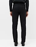 Regular Fit Wool Rich Tweed Check Suit Trousers