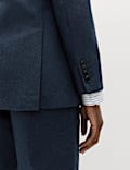 Tailored Fit Italian Wool Rich Tweed Suit Jacket
