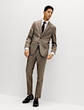 Tailored Fit Italian Wool Rich Tweed Suit Jacket