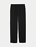 Relaxed Fit Stretch Suit Trousers