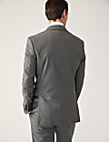 Sharkskin-colbert met stretch en slanke pasvorm