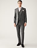 Sharkskin-colbert met stretch en slanke pasvorm
