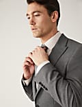 Regular Fit Sharkskin Suit Jacket