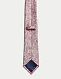 Puur zijden stropdas met paisleymotief