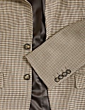 Slim Fit Puppytooth Stretch Suit Jacket