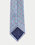 Scuba Print Pure Silk Tie