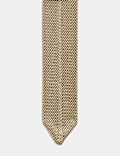 Skinny Pure Silk Knitted Tie