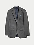 Regular Fit Puppytooth Suit Jacket