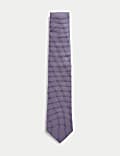 Geometric Pure Silk Tie