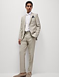 Slim Fit Check Suit Jacket