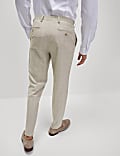 Slim Fit Check Suit Trousers