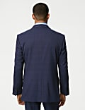 Regular Fit Check Stretch Suit Jacket