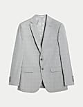 Tailored Fit Check Suit Jacket