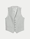 Tailored Fit Check Waistcoat