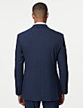 Regular Fit Check Stretch Suit Jacket