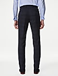 Slim Fit Prince of Wales Check Suit Trousers