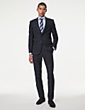 Slim Fit Prince of Wales Check Suit Trousers