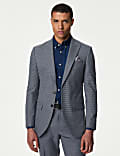 Slim Fit Puppytooth Stretch Suit Jacket