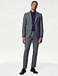 Slim Fit Puppytooth Stretch Suit Jacket