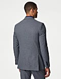 Slim Fit Puppytooth Stretch Suit Jacket