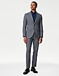 Slim Fit Puppytooth Stretch Suit Jacket