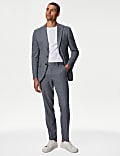 Slim Fit Puppytooth Stretch Suit Jacket