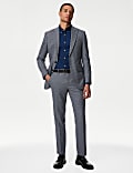 Slim Fit Puppytooth Stretch Suit Trousers