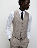 Puppytooth Check Waistcoat