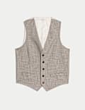 Puppytooth Check Waistcoat