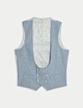 Tailored Fit Double Breasted Stretch Waistcoat