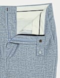 Elastyczne spodnie do garnituru o kroju slim fit