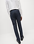 Skinny Fit Check Suit Trousers