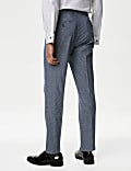 Slim Fit Puppytooth Stretch Suit Trousers