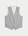 Slim Fit Check Waistcoat